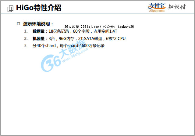 PPT：支付寶背后的大數(shù)據(jù)技術(shù)——DataLab、Higo的實(shí)踐及應(yīng)用
