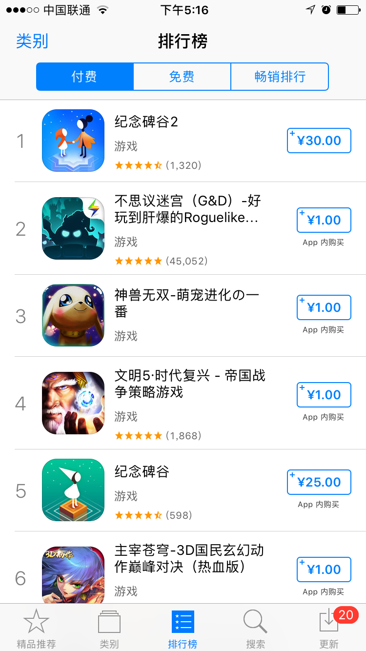 《紀(jì)念碑谷2》上線一天沖至App Store付費榜第一，它能續(xù)寫傳奇么？