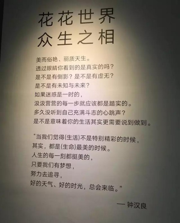 展覽里的這些文案，比藝術(shù)品還好看。