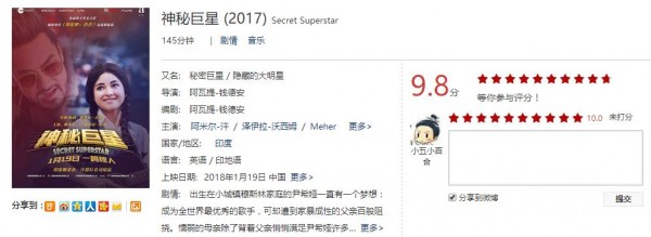 《神秘巨星》火爆刷屏，又一部直面印度社會問題的電影？?
