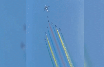 北京天空飛機刷屏，你的朋友圈被北京天空飛機刷屏了嗎？